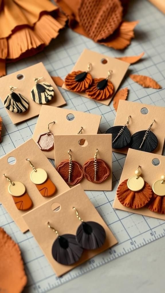 21 Beginner Friendly Cricut Projects 8 Lightweight Faux Leather Earrings With Intricate Cuts