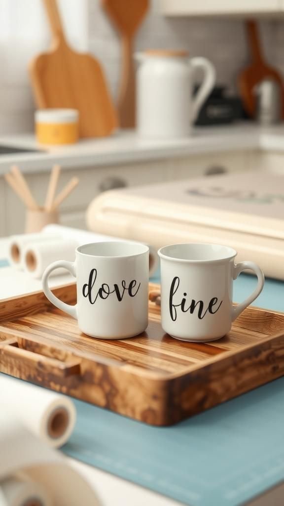 21 Beginner Friendly Cricut Projects 7 Personalized Ceramic Mug Decals For Coffee Lovers