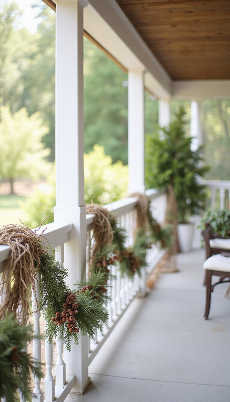 21 Cozy Fall Porch Decor DIY Projects 19 Twine And Twig Garland For Railings And Arches