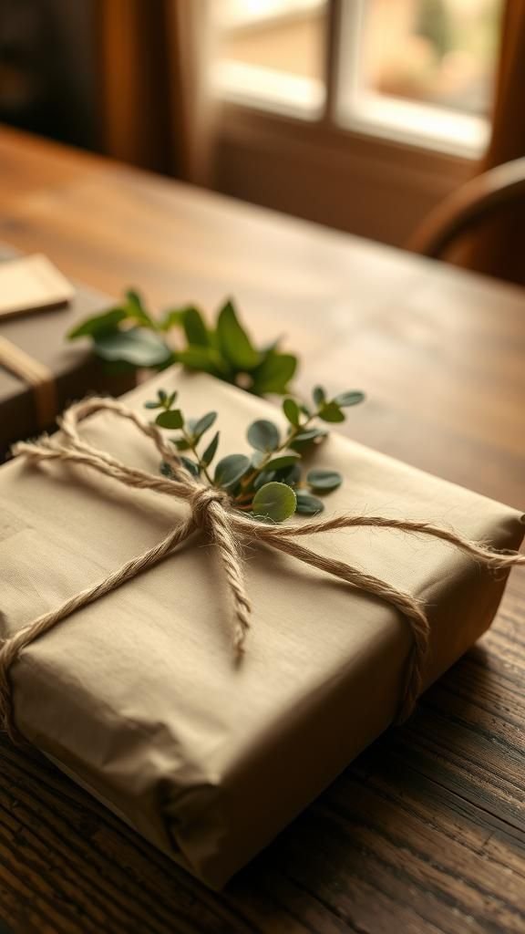 21 Creative DIY Gift Wrapping Ideas 1 Rustic Kraft Paper And Twine With Greenery