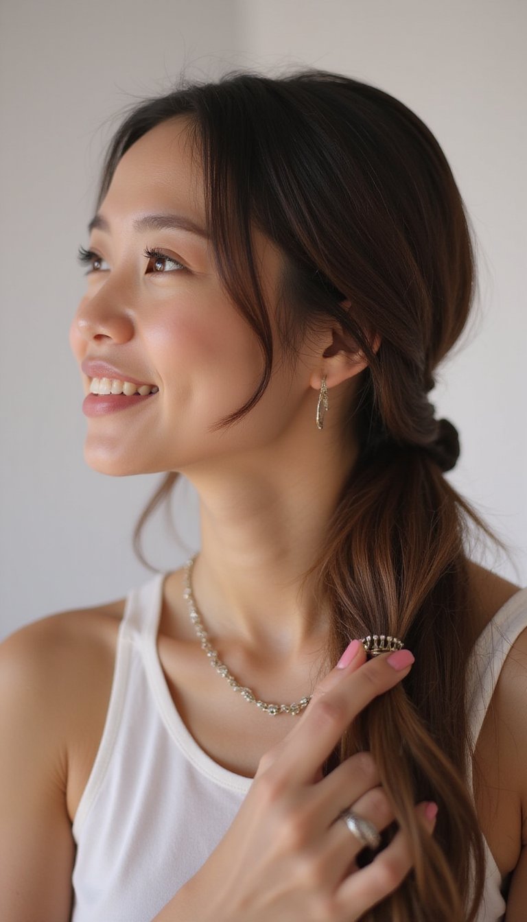 Sleek Low Claw Clip For Polished Vibes