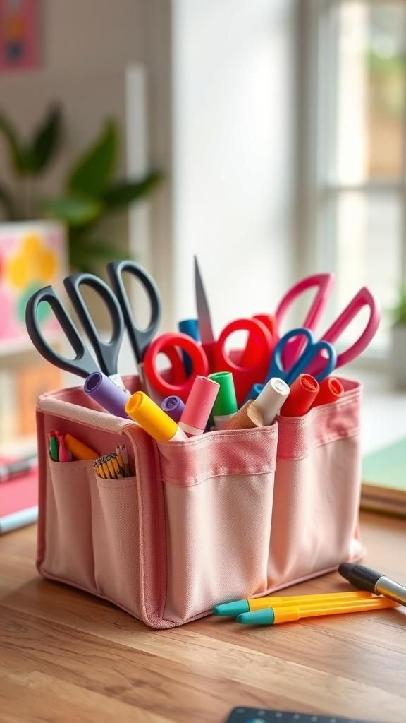 Compact Portable Craft Caddy For Quick Access