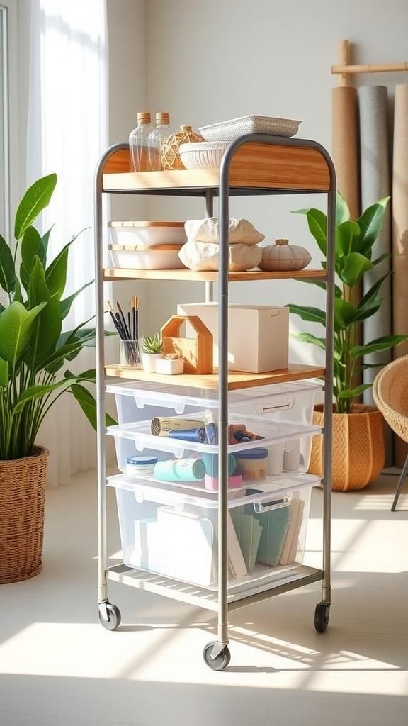 Rolling Cart Overhaul For Mobile Craft Storage