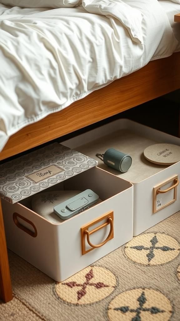 21 Dollar Store DIY Organizers 9 Shoe Box Lid Underbed Storage Tray Solution