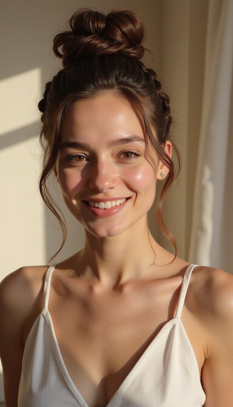 21 Elegant Protective Hairstyles 16 Micro Braids Swept Into Romantic Bun