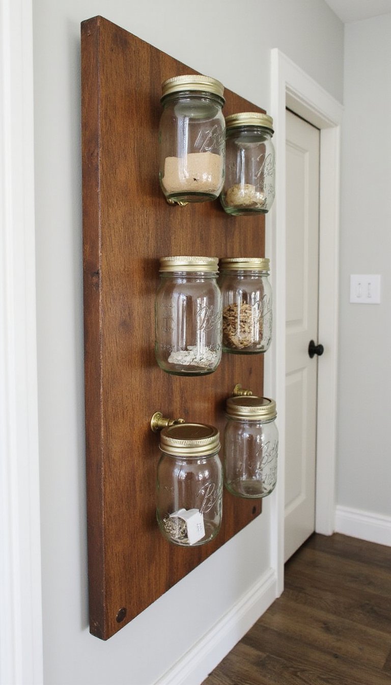 Mason Jar Mail And Trinket Organizer