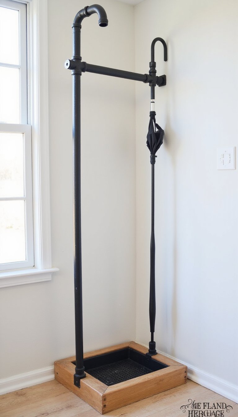 PVC Umbrella Tub With Drain Tray