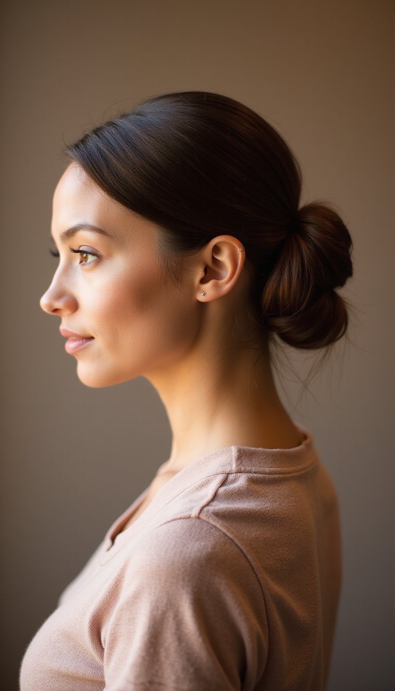 Pinned Chignon With Smoothing Clay Finish