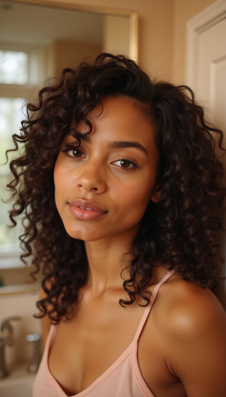 Steam-Treated Curls That Stay Defined
