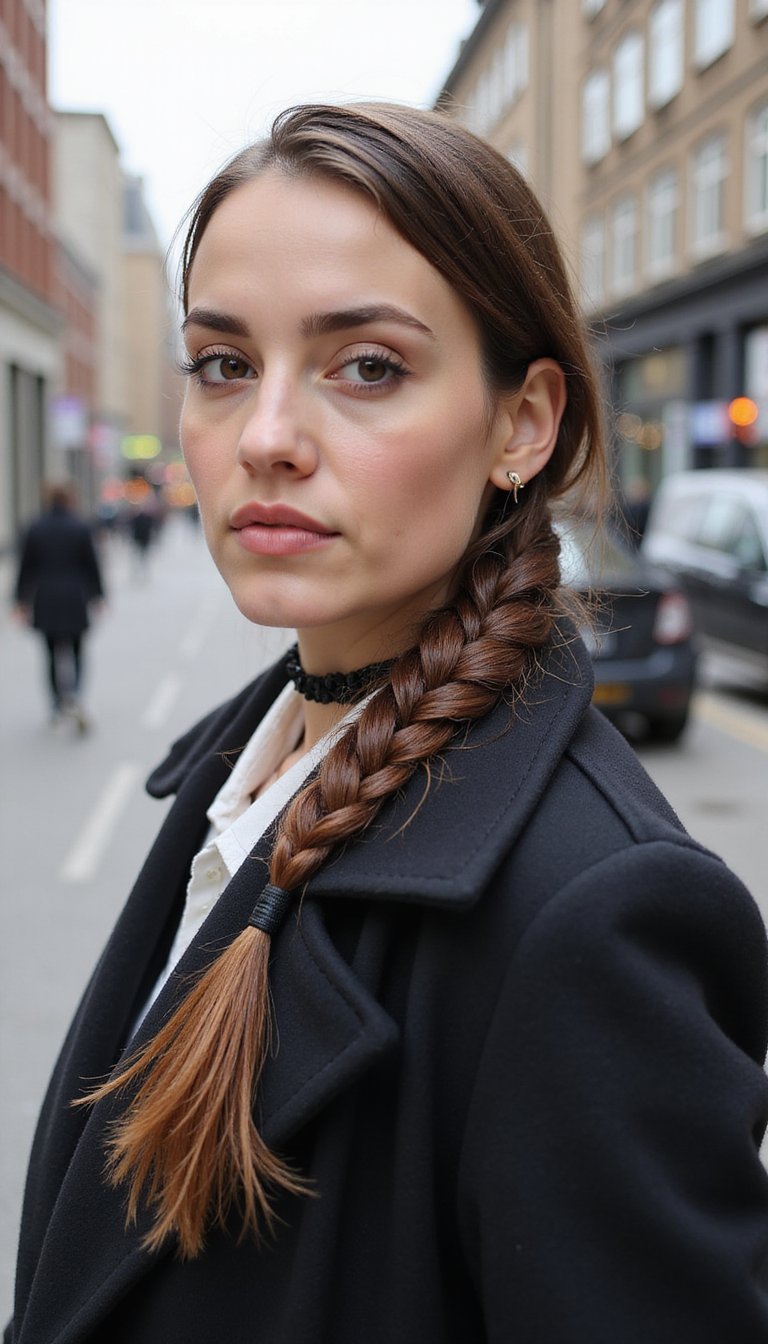 Wet-Look Braid That Stays Smooth Outdoors