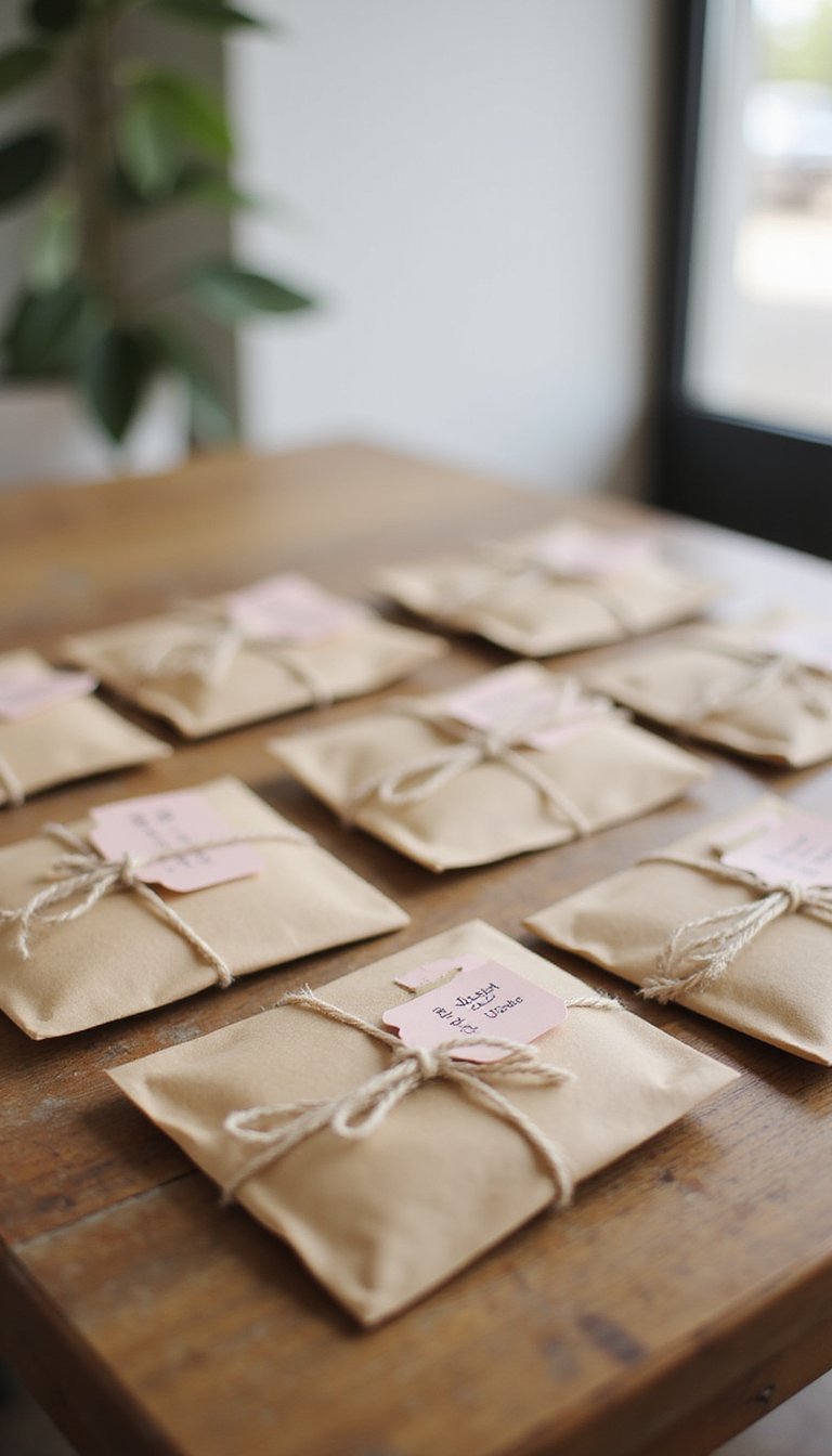 21 Galentine's Party DIY Table Decor 18 Seed Packet Favor Envelopes With Tags