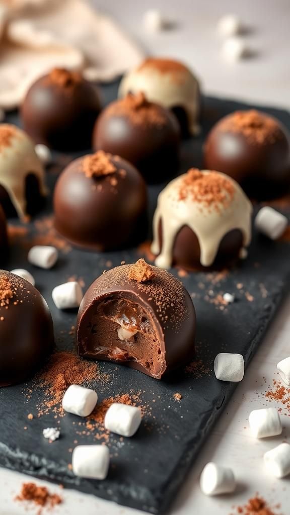 Mini Hot Chocolate Bombs With Silicone Molds