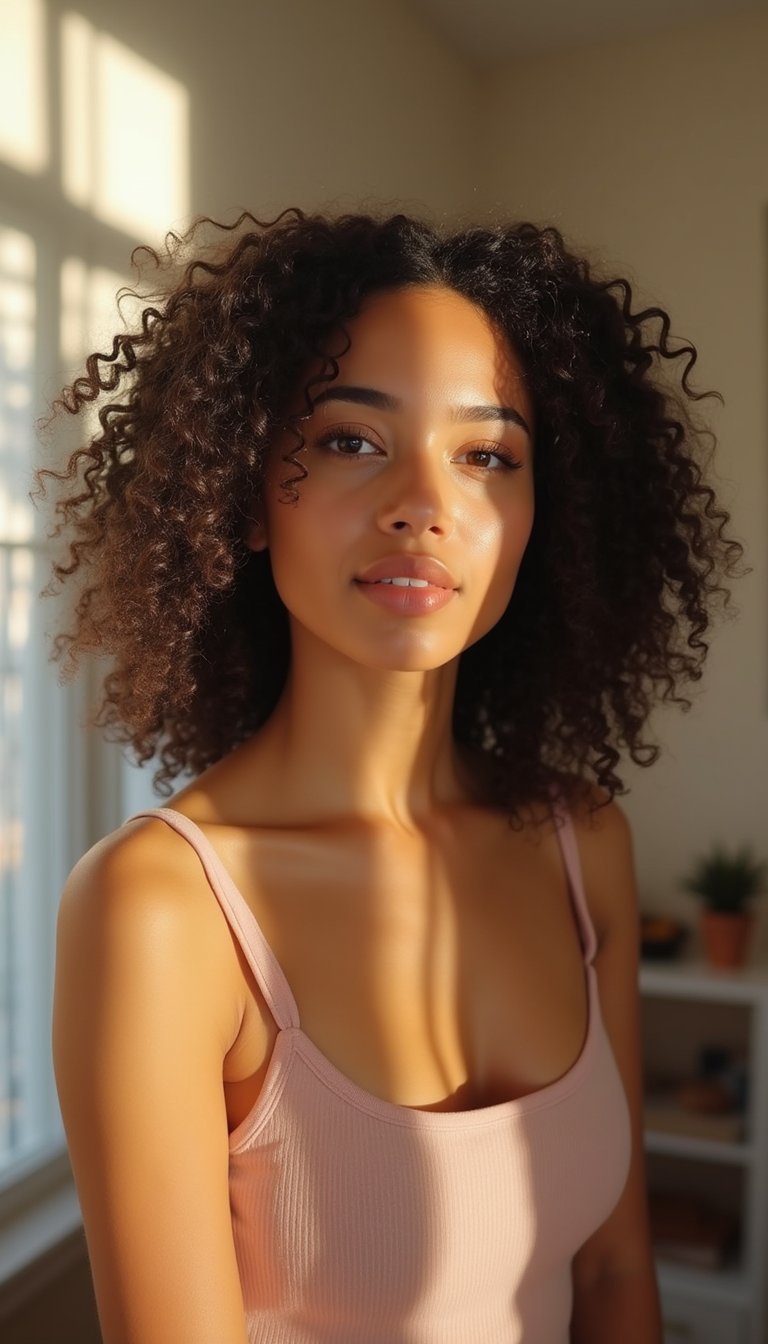 Two-Strand Twist-Out For Soft Natural Volume