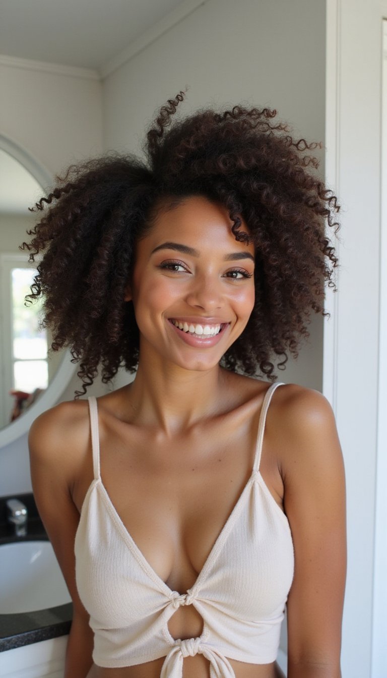 Wash-And-Go Defined Coils With Natural Bounce