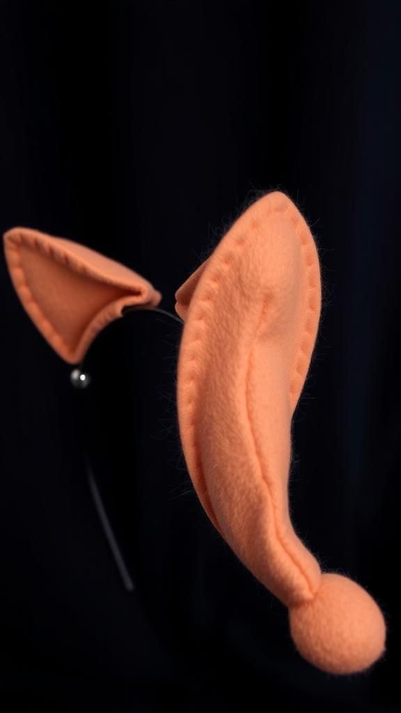 Felt Cat Ears And Tail For Instant Feline Fun