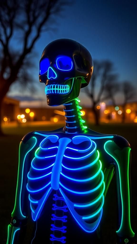 Glow Stick Skeleton With Luminous Bone Lines
