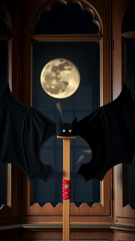 No-Sew Bat Wings From Felt And Elastic Bands