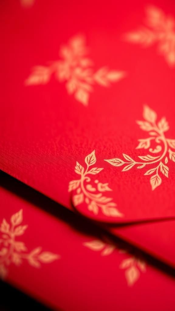 Embossed Pattern Envelope With Soft Metallic Sheen