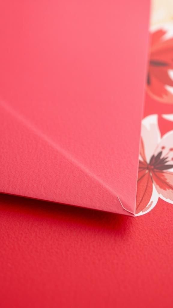 Watercolor Wash Envelope With Abstract Spring Motif