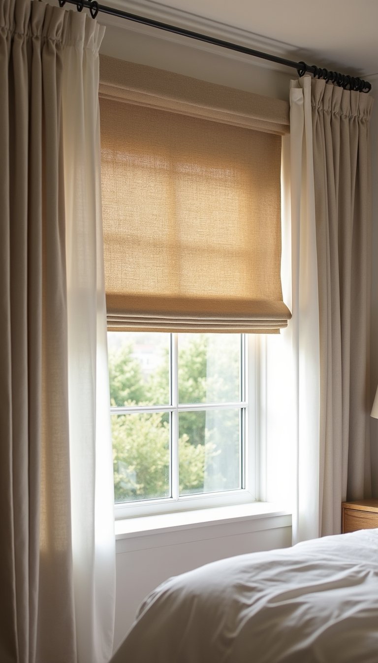 Natural Fiber Window Shades To Soften Light