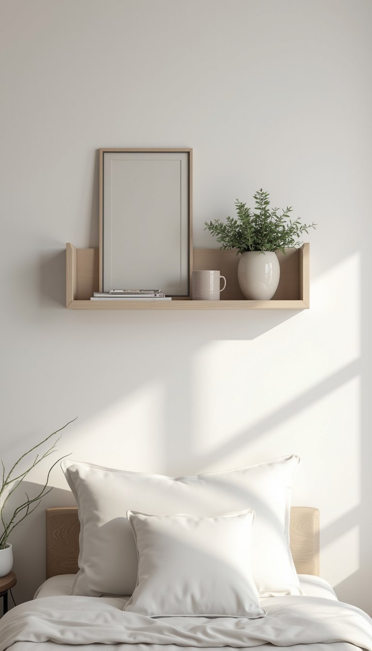 Simple Geometric Shelf Arrangement For Display