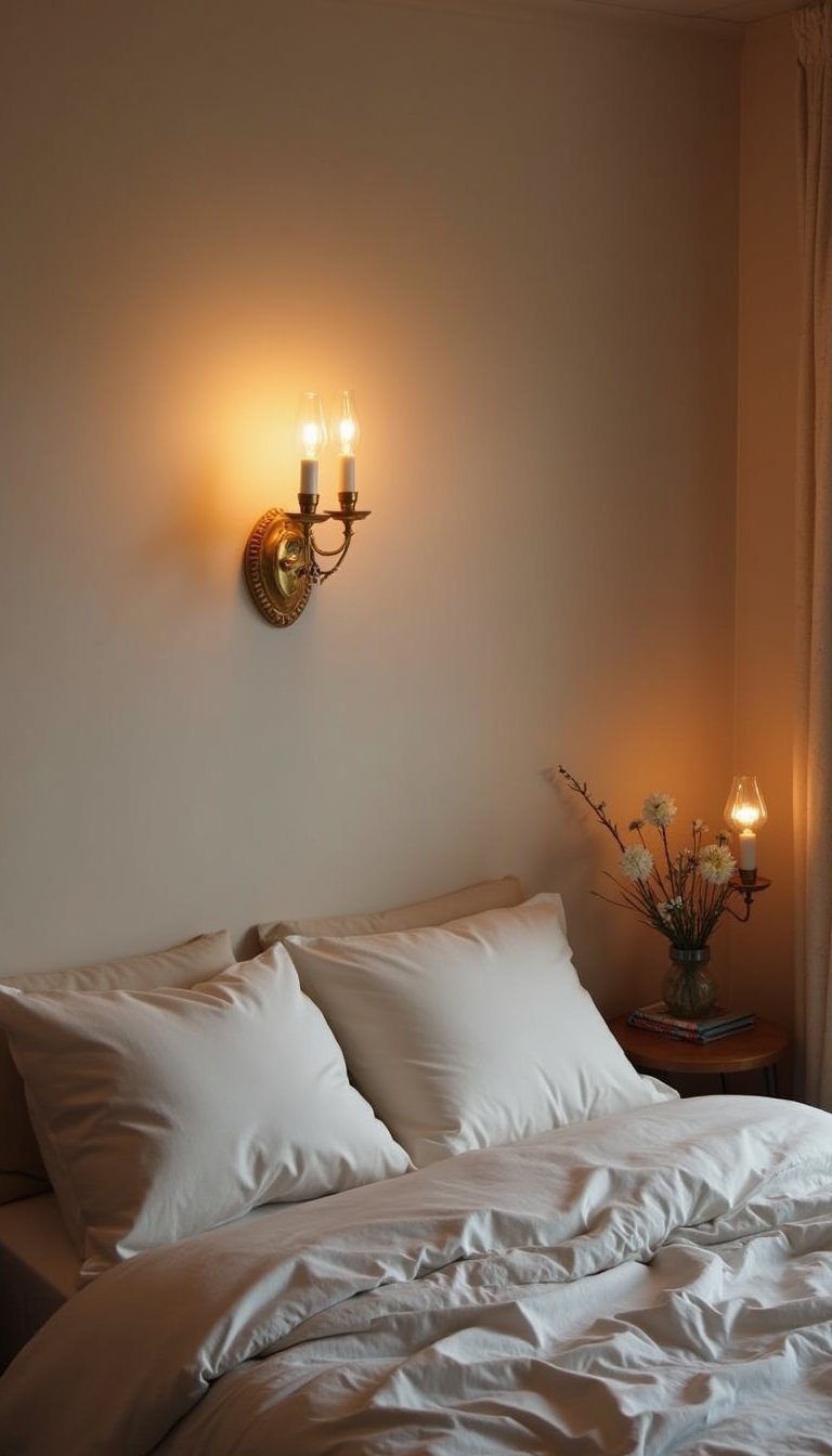 Hanging Candle Wall Sconces With Glass