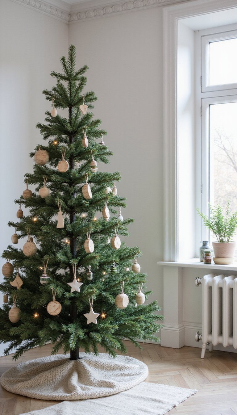 Minimal Wooden Shapes With Natural Twine Hangers