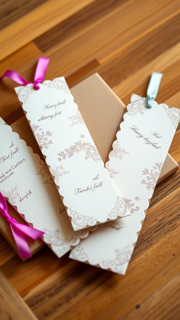 21 Scrap Paper Embellishment Projects 16 Ribbon-Edge Bookmarks With Patterned Paper Layers