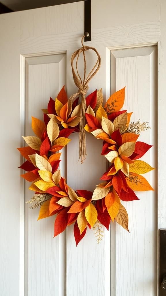 21 Scrap Paper Embellishment Projects 10 Seasonal Paper Wreath With Cutout Scrap Motifs