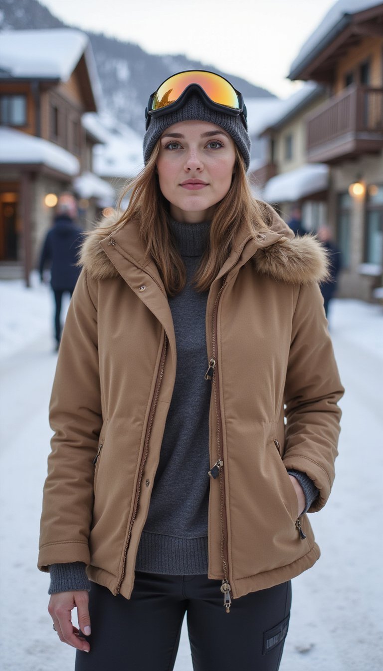 Cozy Layered Base With Puffer Jacket