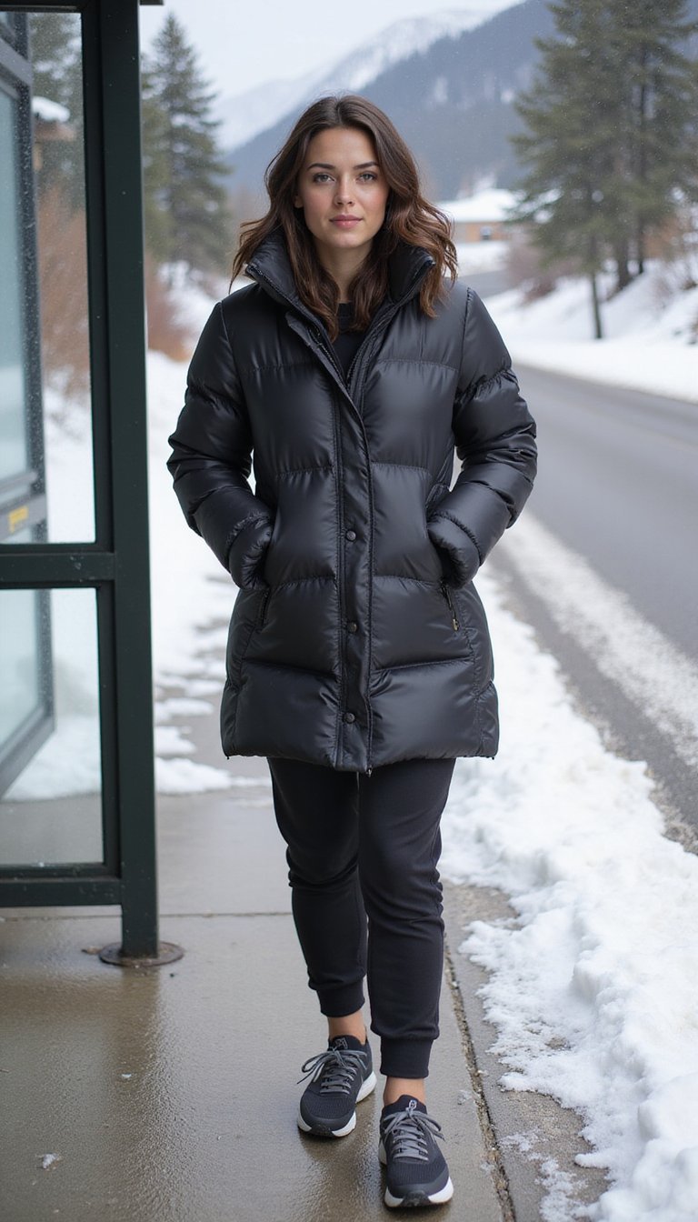 Travel-Friendly Packable Jacket And Comfy Joggers