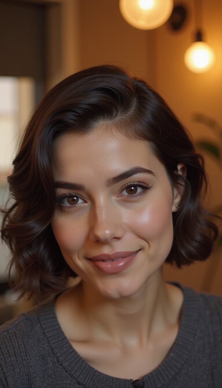 21 Spooky Cute Halloween Hairstyles 11 Eerie Old-School Finger Wave Retro Glam