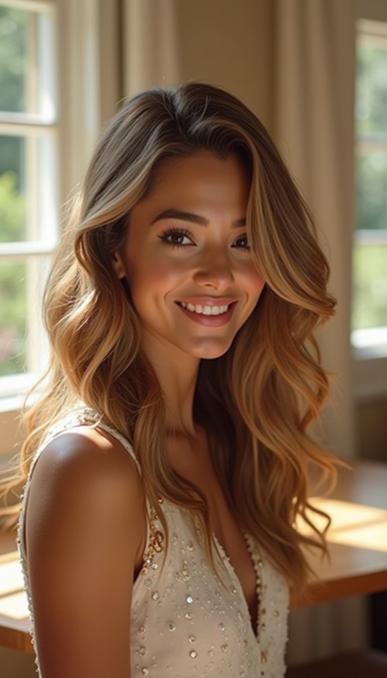 Glamorous Blowout For Big Brunch Energy