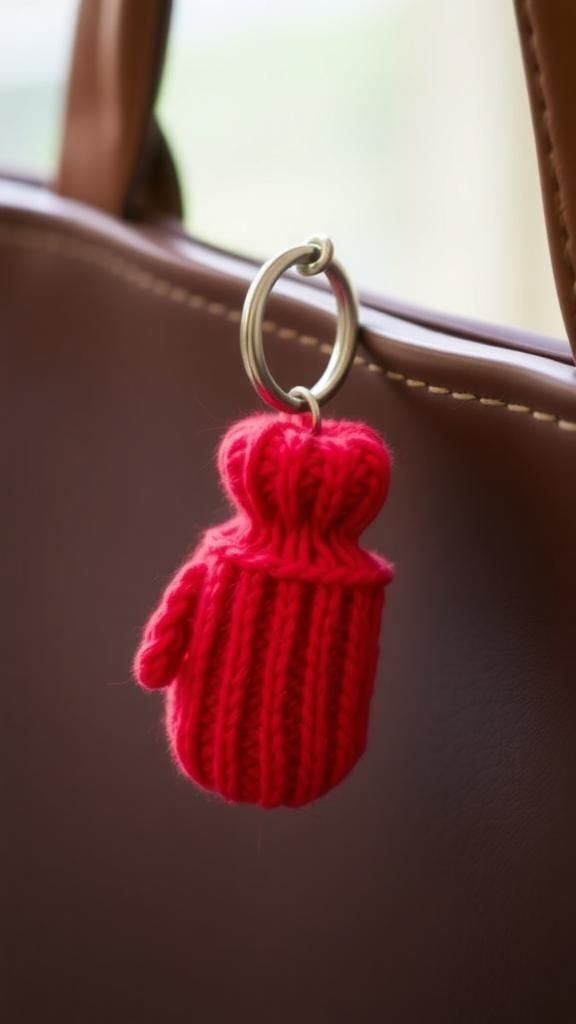 21 Upcycled Sweater Mitten Sewing Projects 21 Miniature Wristlet Mittens Doubles As Keyring Charm