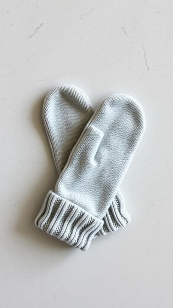 21 Upcycled Sweater Mitten Sewing Projects 14 Minimalist Seamless Mittens From Circular Sleeve Cuts