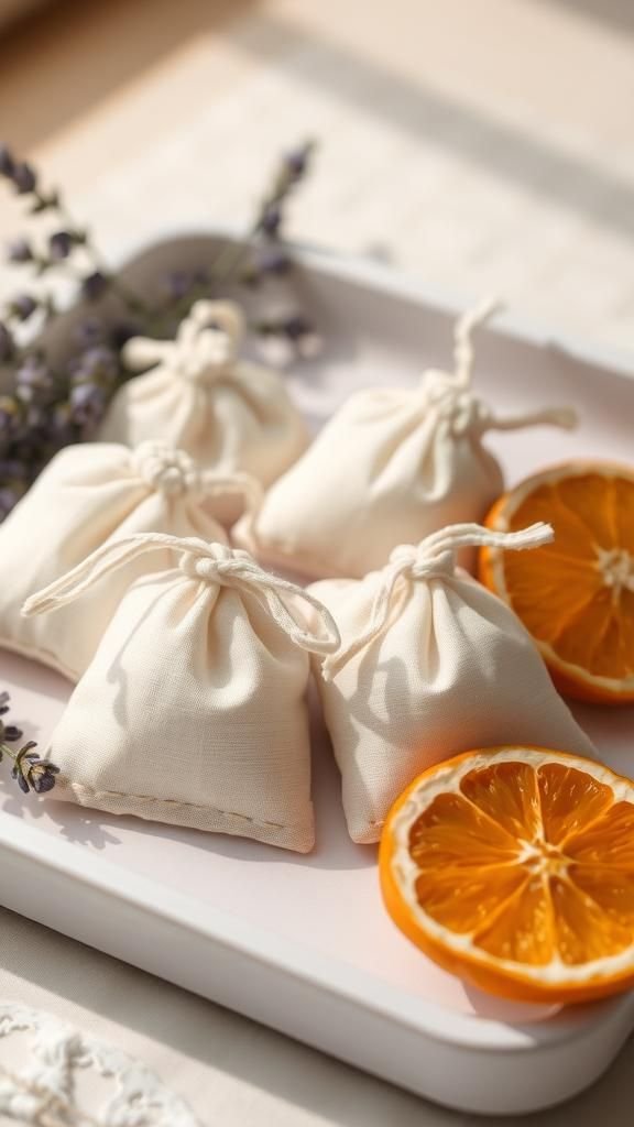 21 DIY Advent Calendar Craft Ideas 17 Mini pillow-sachet delights with scented fillings