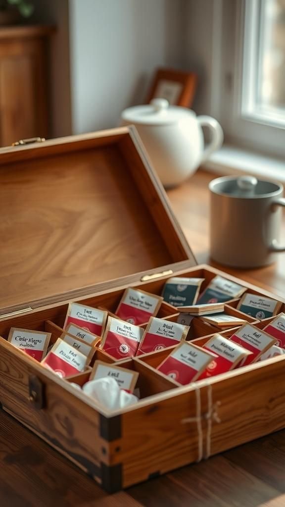 21 DIY Advent Calendar Craft Ideas 12 Tea-bag sachet calendar for slow mornings