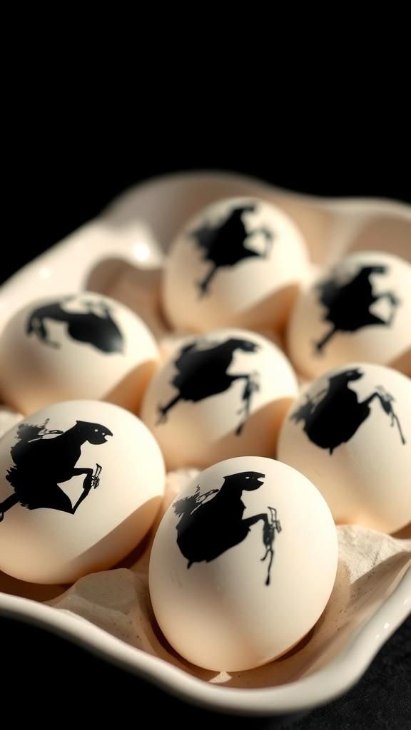 Ink-dipped silhouettes with stark monochrome drama