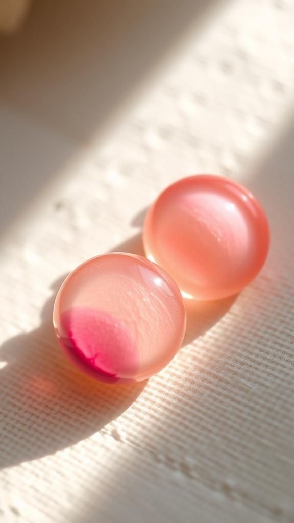 Tiny rose petal studs for everyday wear