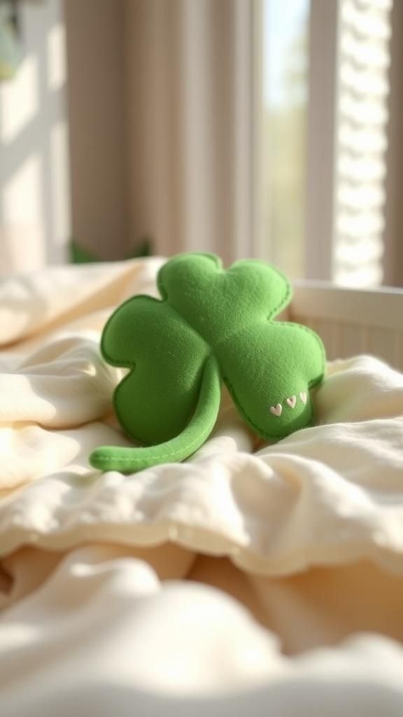 Shamrock pocket plush for little ones