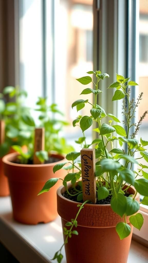 21 Wine Cork Upcycle Home Decor Crafts 15 Charming plant markers for indoor pots