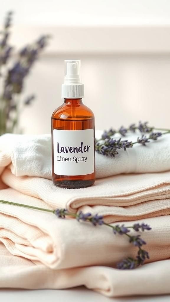 Lavender linen spray as a bath mist