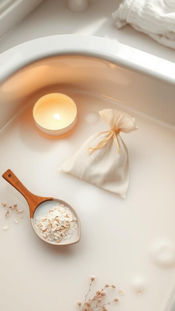 Want a cozy oatmeal milk soak tonight?